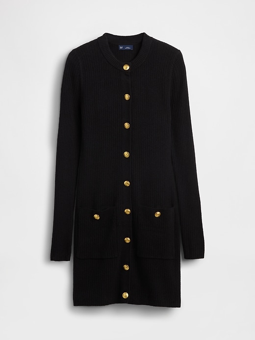 robe pull courte à poches côtelées cashsoft