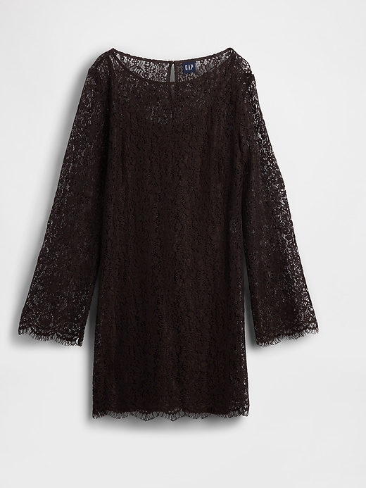 robe courte en dentelle