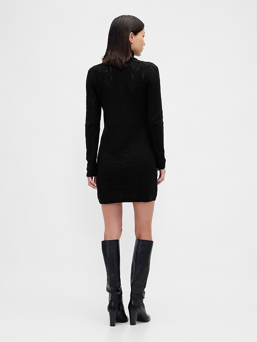 robe pull à col roulé en maille cashsoft