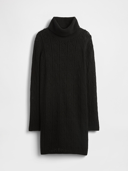 robe pull à col roulé en maille cashsoft
