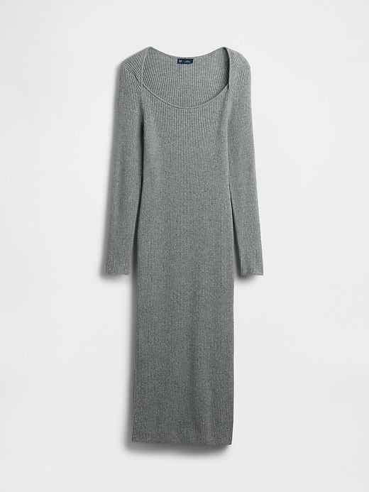 robe pull mi-longue côtelée cashsoft