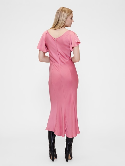 robe midi en satin gapstudio
