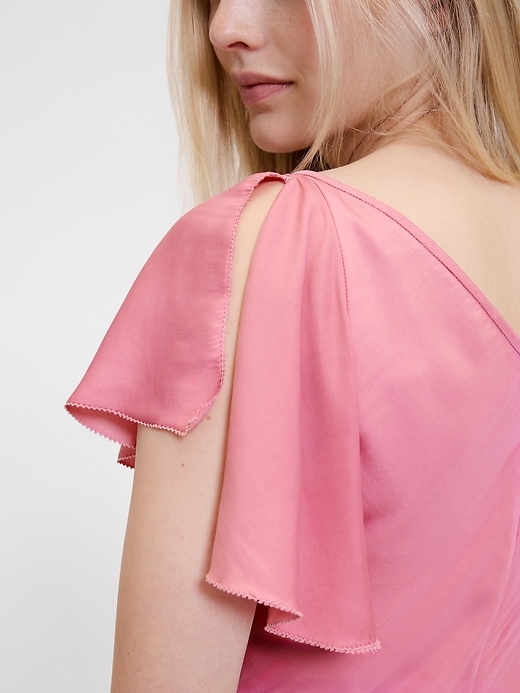 robe midi en satin gapstudio
