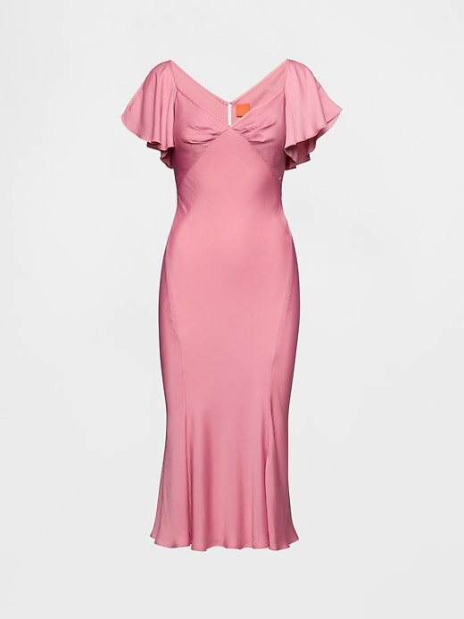 robe midi en satin gapstudio
