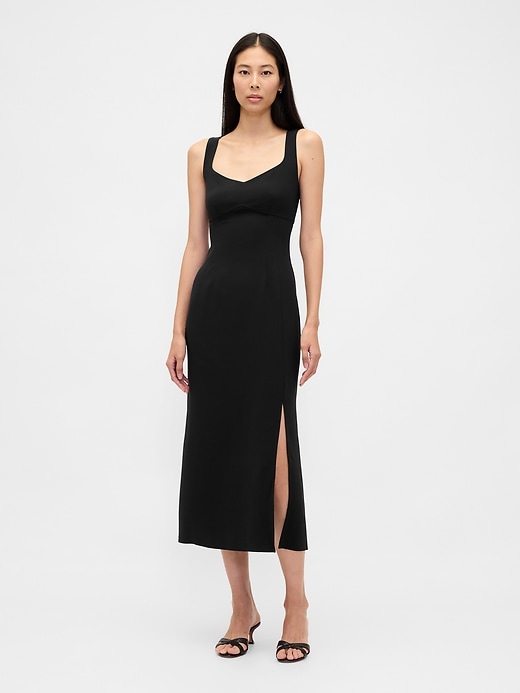 robe longue corset à décolleté cœur