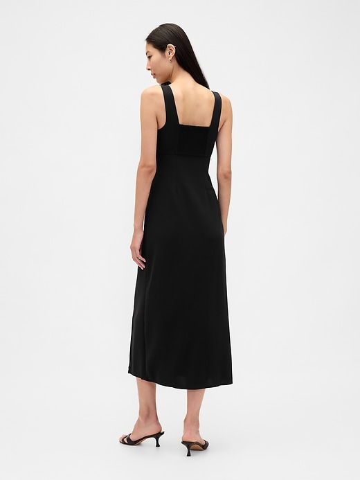 robe longue corset à décolleté cœur