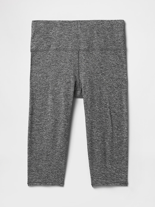 leggings courts en jersey lisse gapfit taille haute
