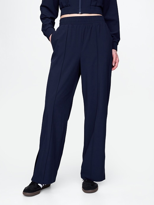 pantalon gapfit tech taille haute à ourlet fendu