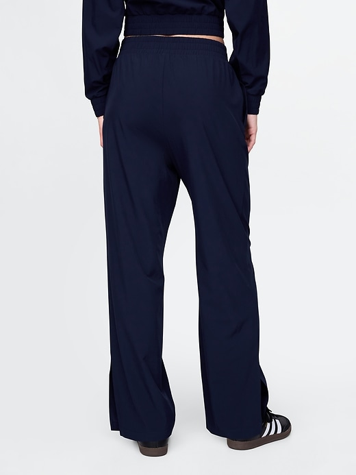 pantalon gapfit tech taille haute à ourlet fendu