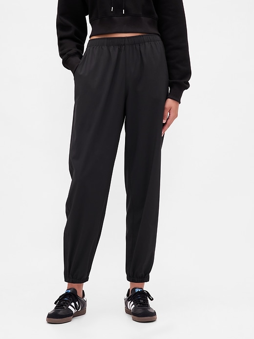 pantalon de jogging gapfit tech taille haute à ourlet zippé