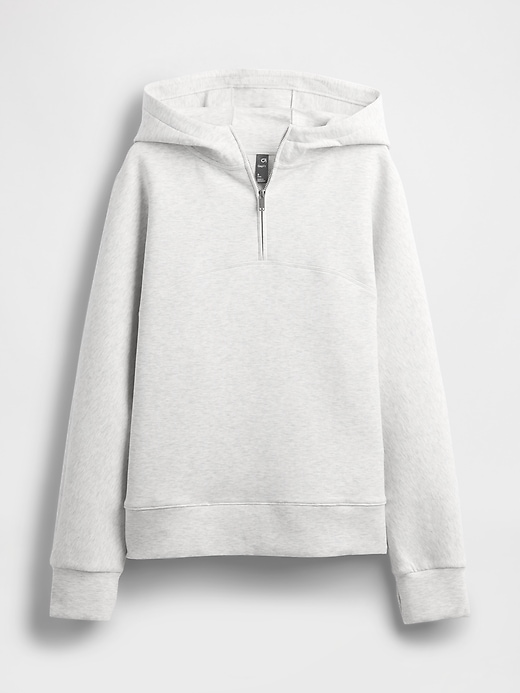 sweat à capuche oversize gapfit à fermeture éclair quart de tour