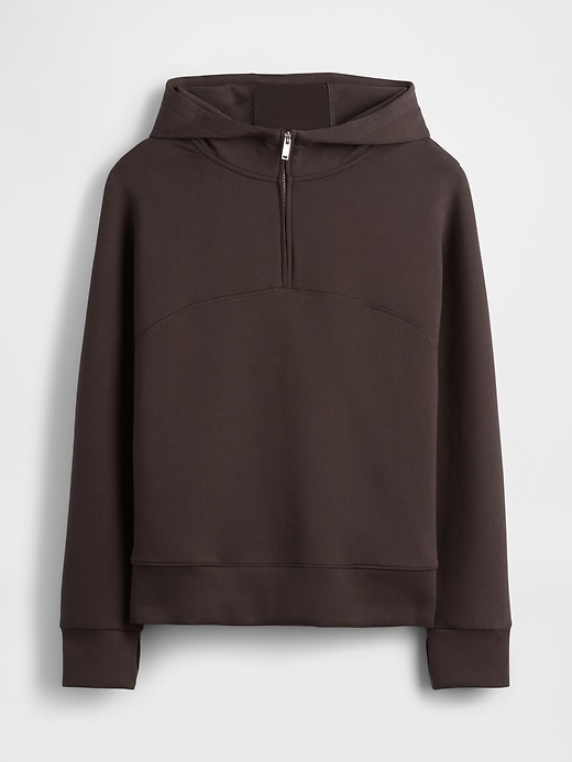 sweat à capuche oversize gapfit à fermeture éclair quart de tour