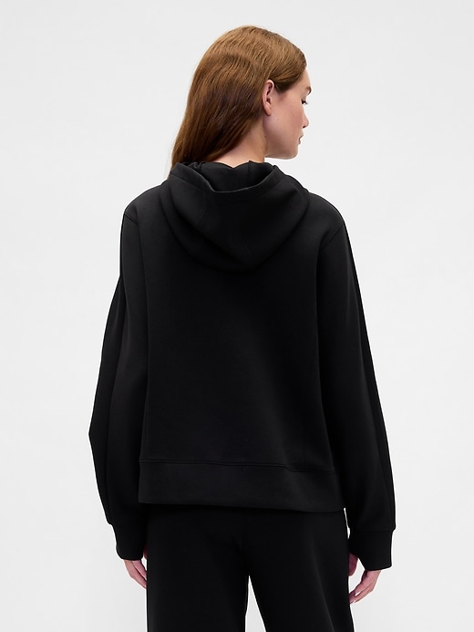 sweat à capuche oversize gapfit à fermeture éclair quart de tour