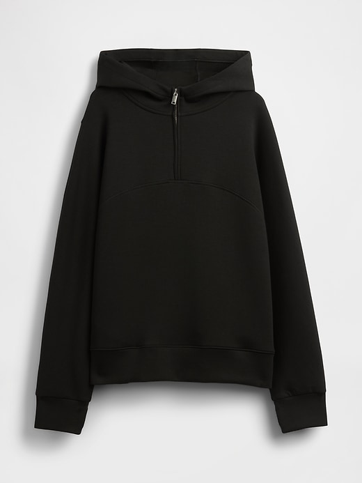 sweat à capuche oversize gapfit à fermeture éclair quart de tour