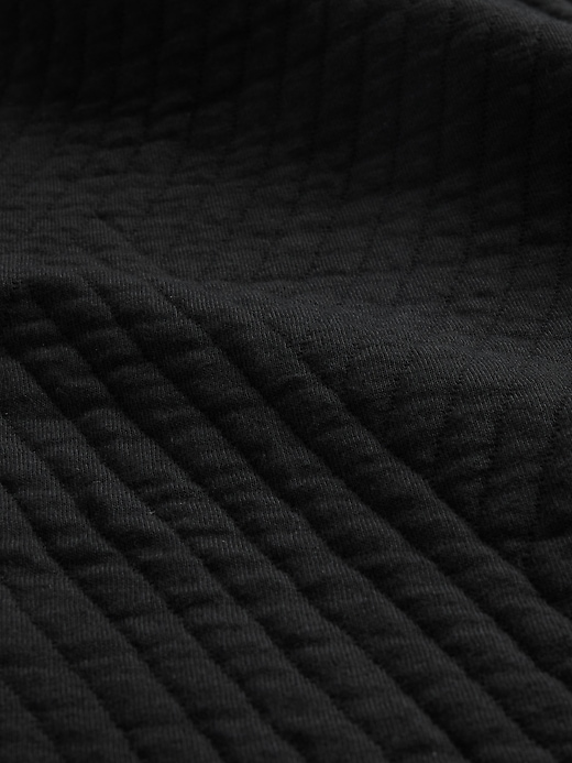 pull gapfit matelassé jacquard à demi-zip