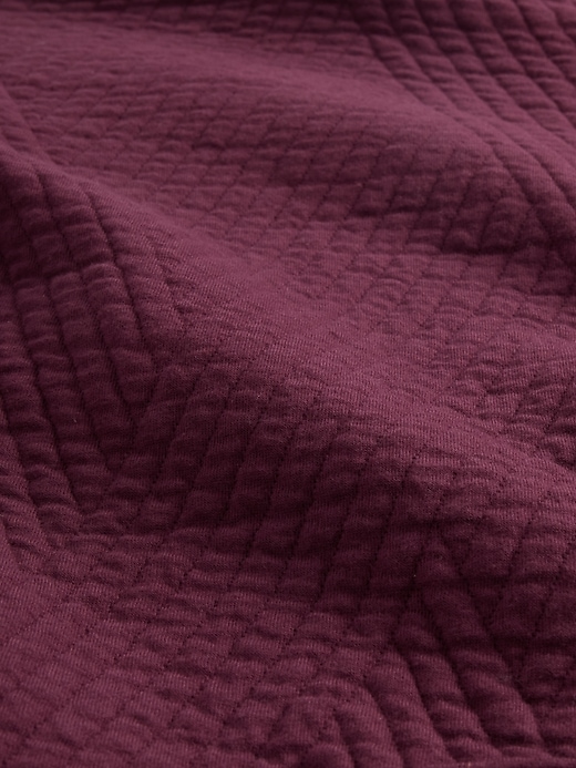 pull gapfit matelassé jacquard à demi-zip