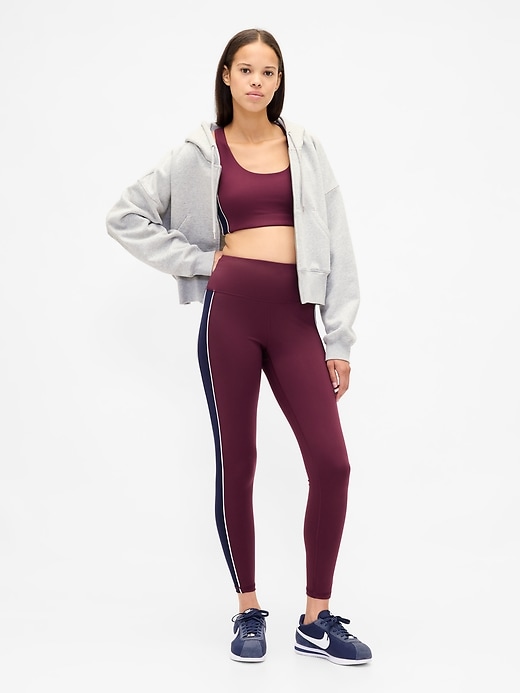 leggings gapfit taille haute à rayures intégrales