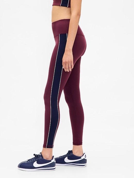 leggings gapfit taille haute à rayures intégrales