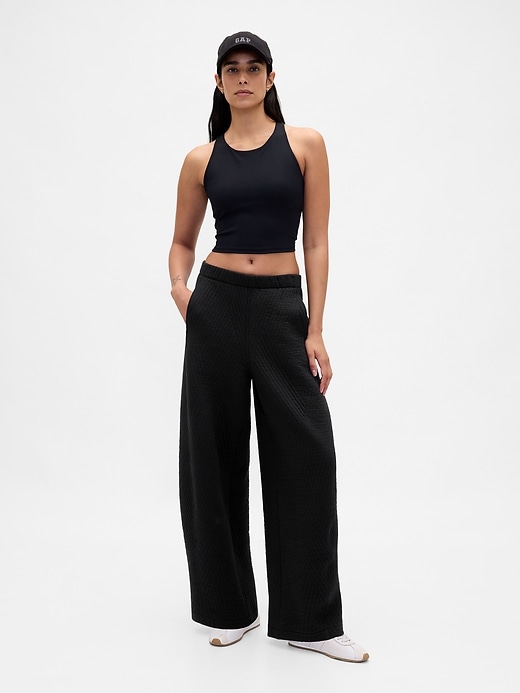 pantalon gapfit matelassé jacquard à jambes fuselées