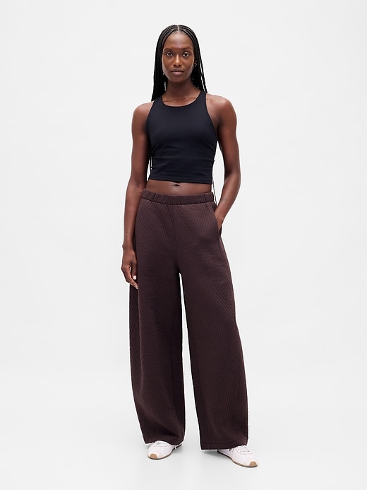 pantalon gapfit matelassé jacquard à jambes fuselées