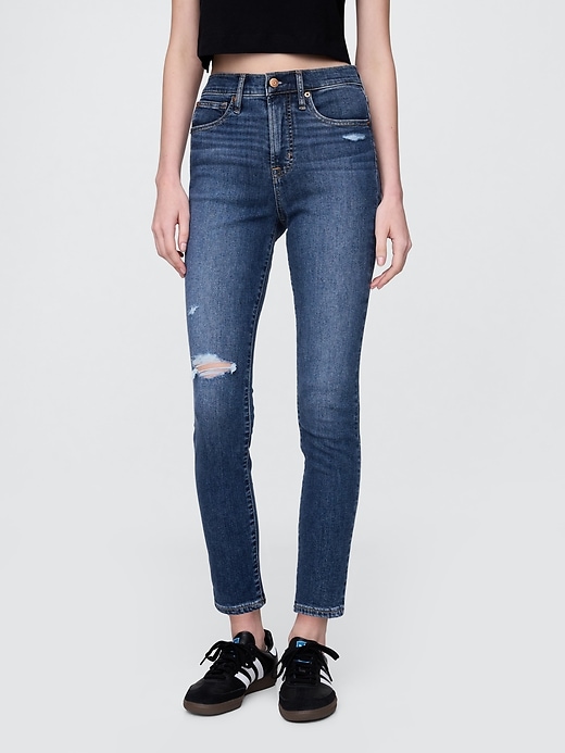 jean skinny taille haute