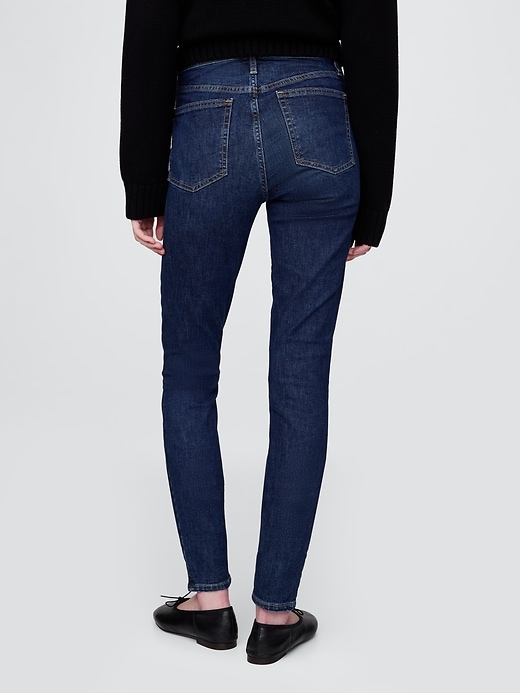 jean skinny taille haute