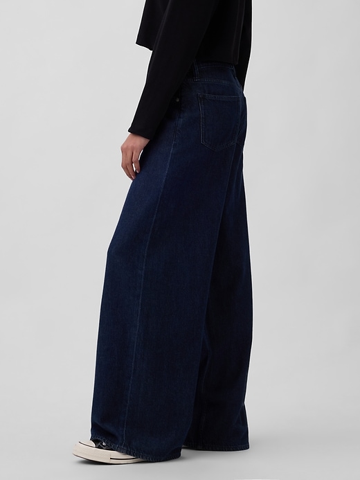 jean baggy ultra-doux taille mi-haute