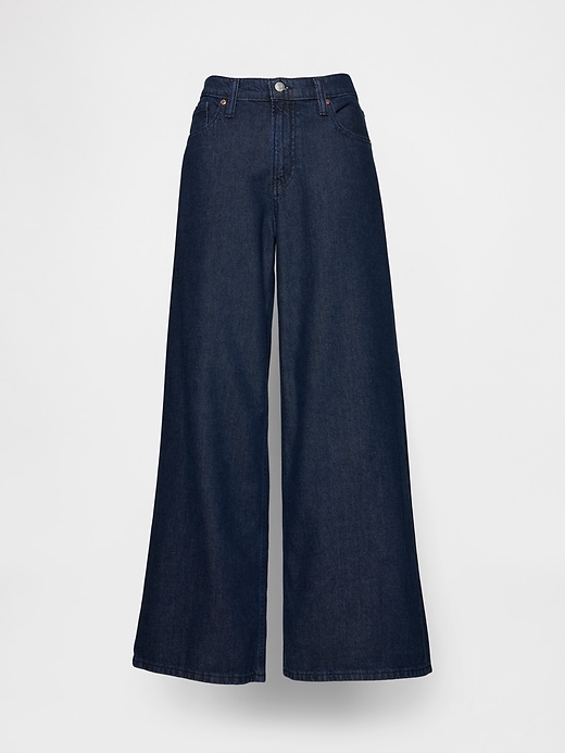 jean baggy ultra-doux taille mi-haute