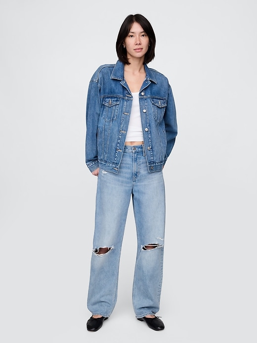 jeans taille haute