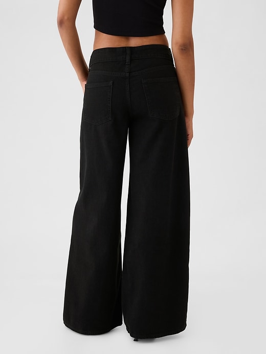 jean baggy ultra-doux taille mi-haute