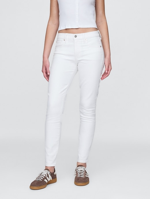 jean skinny taille mi-haute