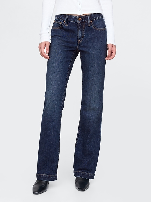 jeans taille basse longs et fins