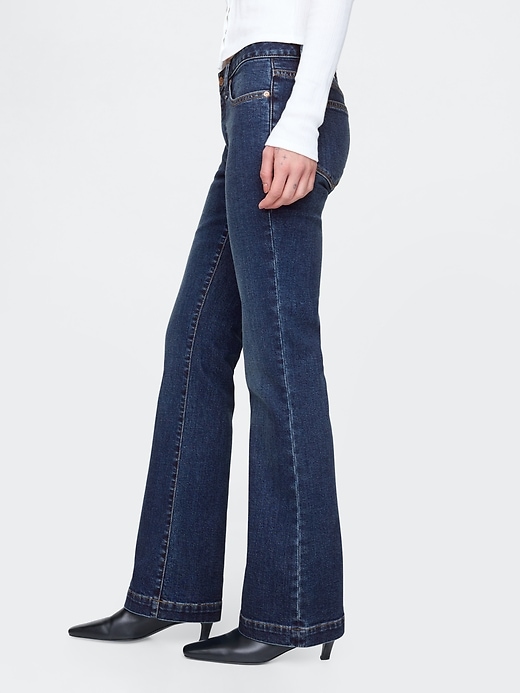 jeans taille basse longs et fins