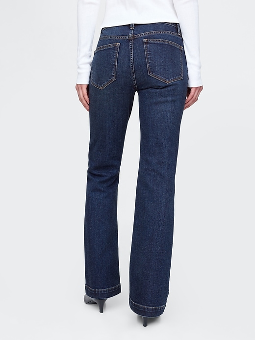 jeans taille basse longs et fins