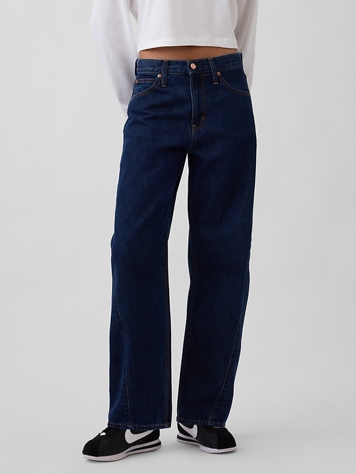 jeans taille haute