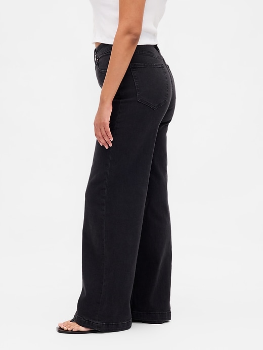 jean large taille haute curvy stride