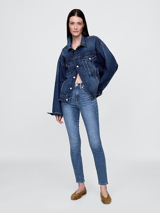 jean skinny taille haute
