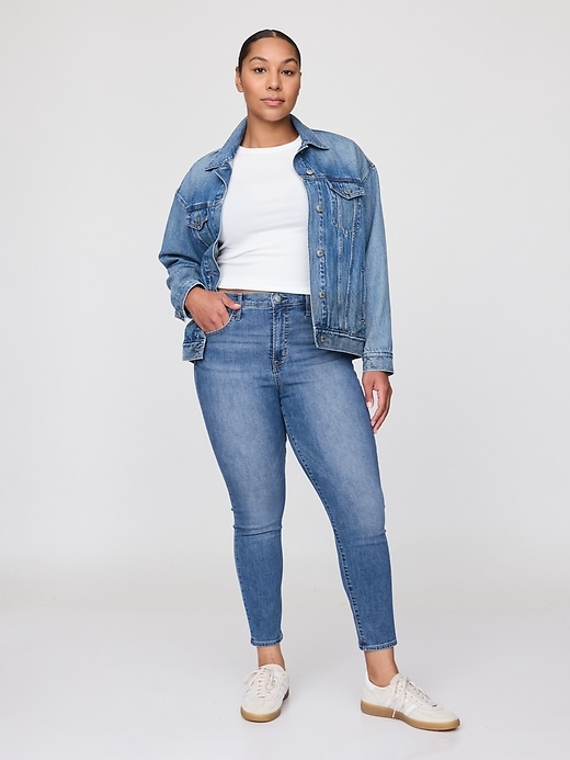 jean skinny taille haute