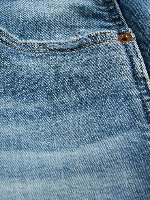jean slim vintage taille haute