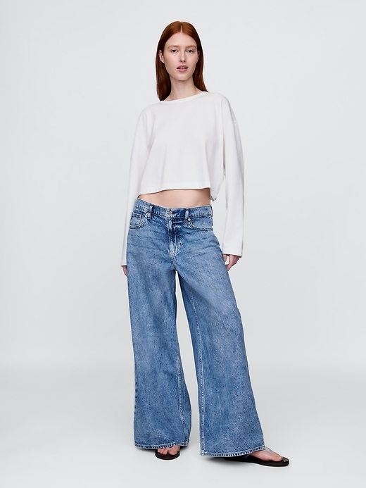 jean taille basse extra large