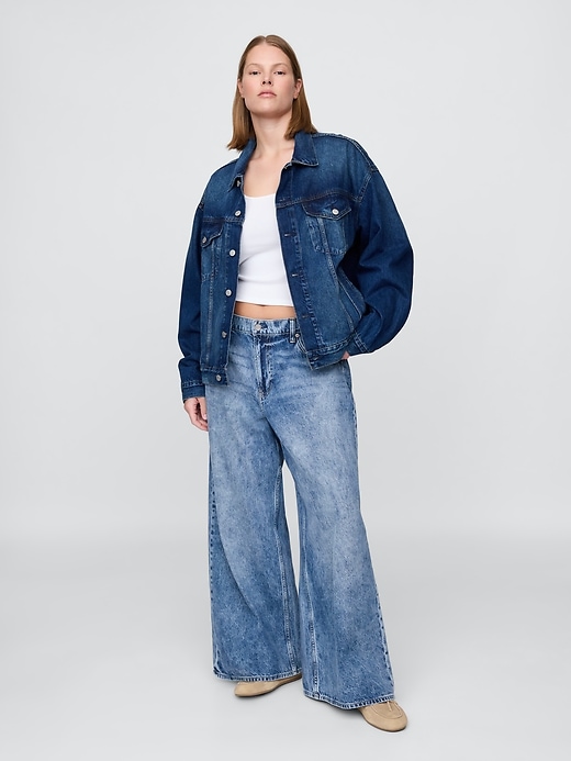 jean taille basse extra large