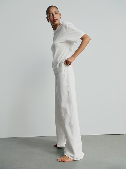 jean taille basse extra large