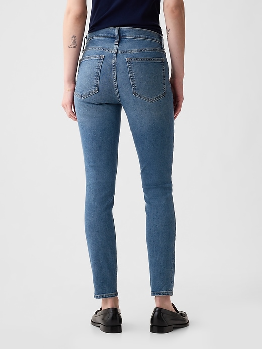 jean skinny taille mi-haute