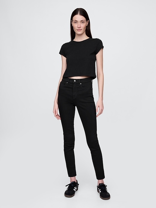 jean skinny taille haute