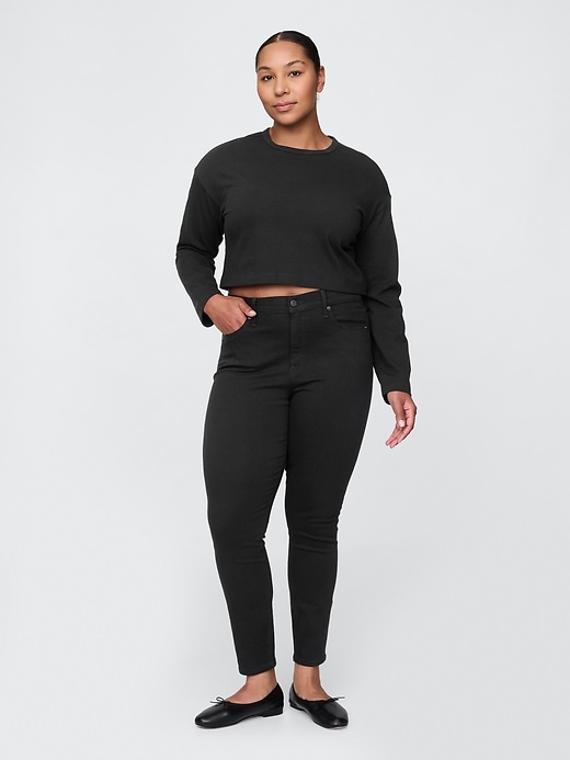 jean skinny taille haute