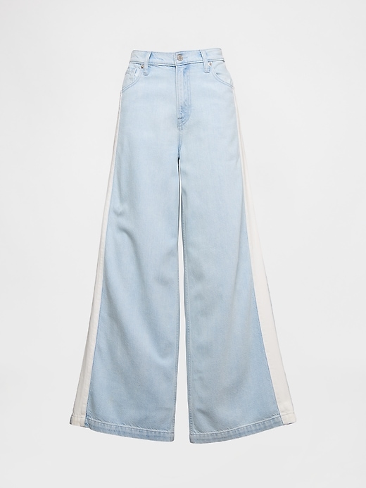jean baggy ultra-doux taille mi-haute