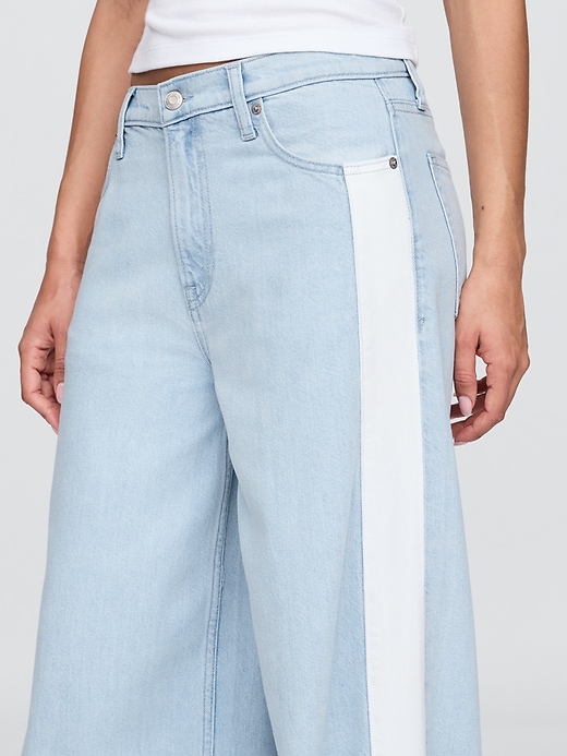 jean baggy ultra-doux taille mi-haute