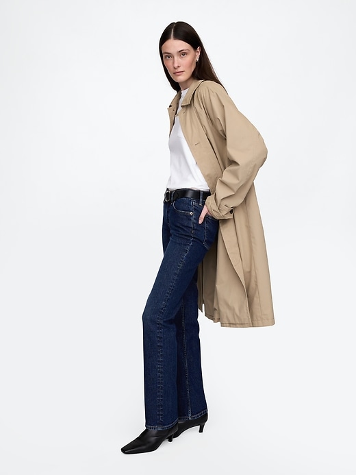 jean slim droit taille basse années 90