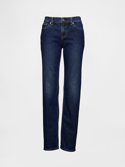 jean slim droit taille basse années 90