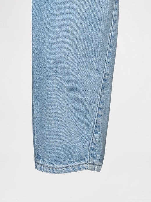 jean taille haute ultra-doux à tonneau